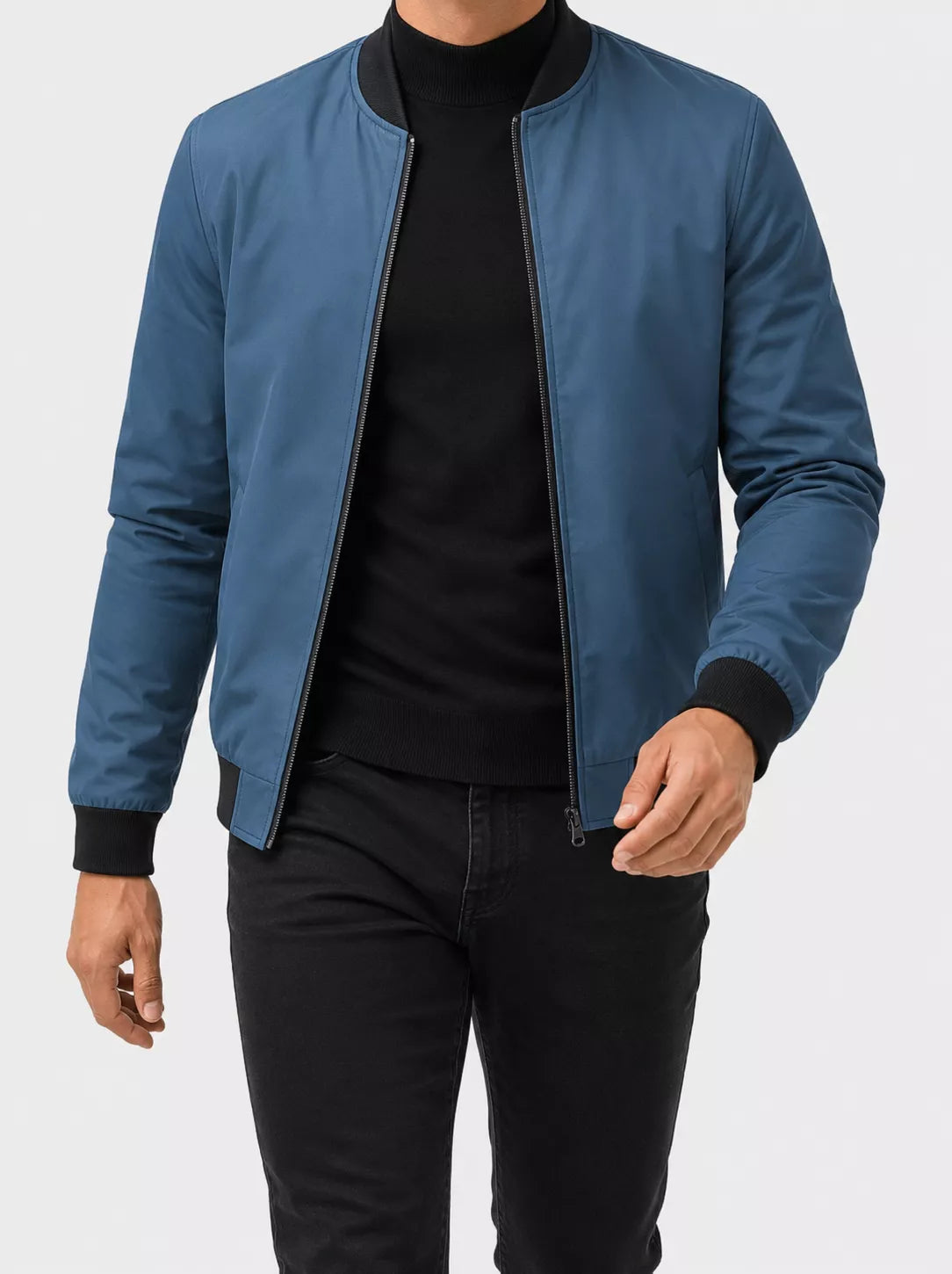 Shadow Bomber - Shadow Bomber Jacket Men | Minimalist Outerwear — AlexShogun Alex Shogun Men's Clothes