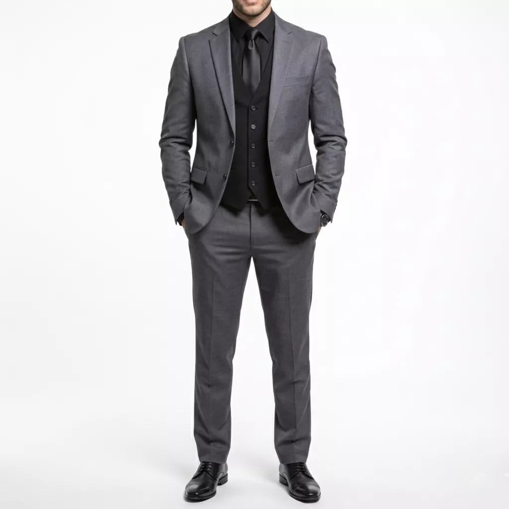 The Obsidian Smart-Knit Blazer - Men's Knit Blazer | Dark Slim Fit Hybrid Jacket | Alex Shogun Alex Shogun Men's Clothes