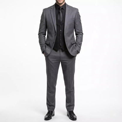 The Obsidian Smart-Knit Blazer - Men's Knit Blazer | Dark Slim Fit Hybrid Jacket | Alex Shogun Alex Shogun Men's Clothes