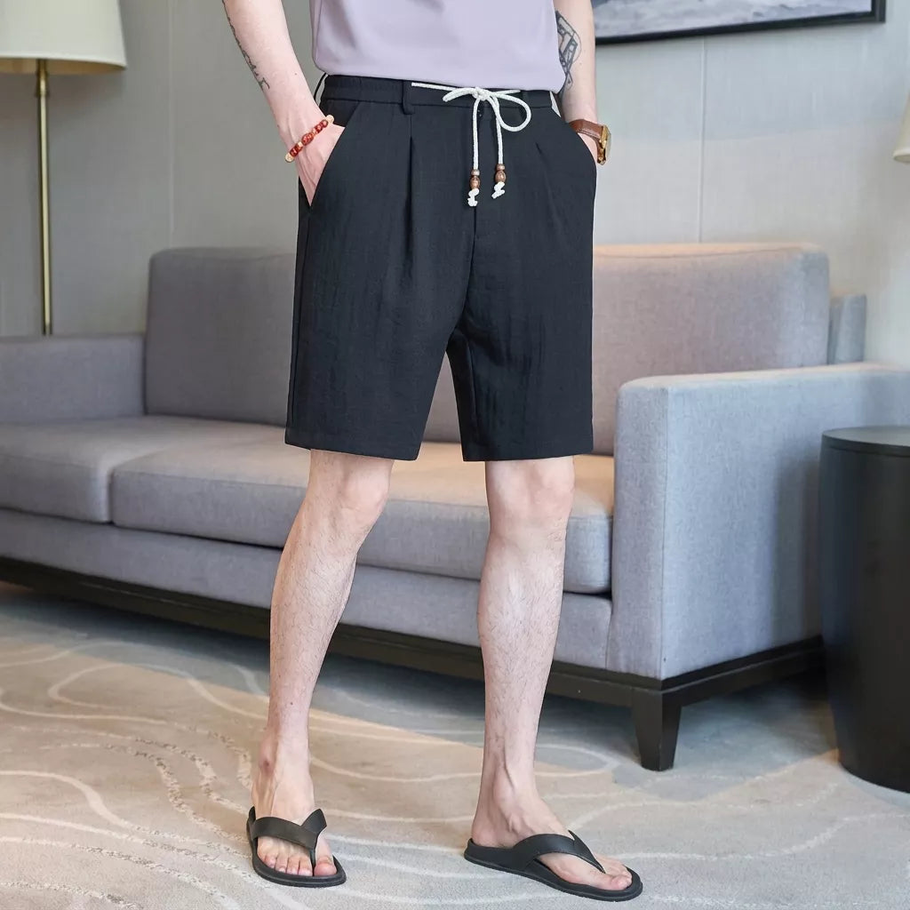 Capri Club Linen Shorts - Men's Linen Shorts | Tailored Summer Shorts | Alex Shogun Alex Shogun Men's Clothes