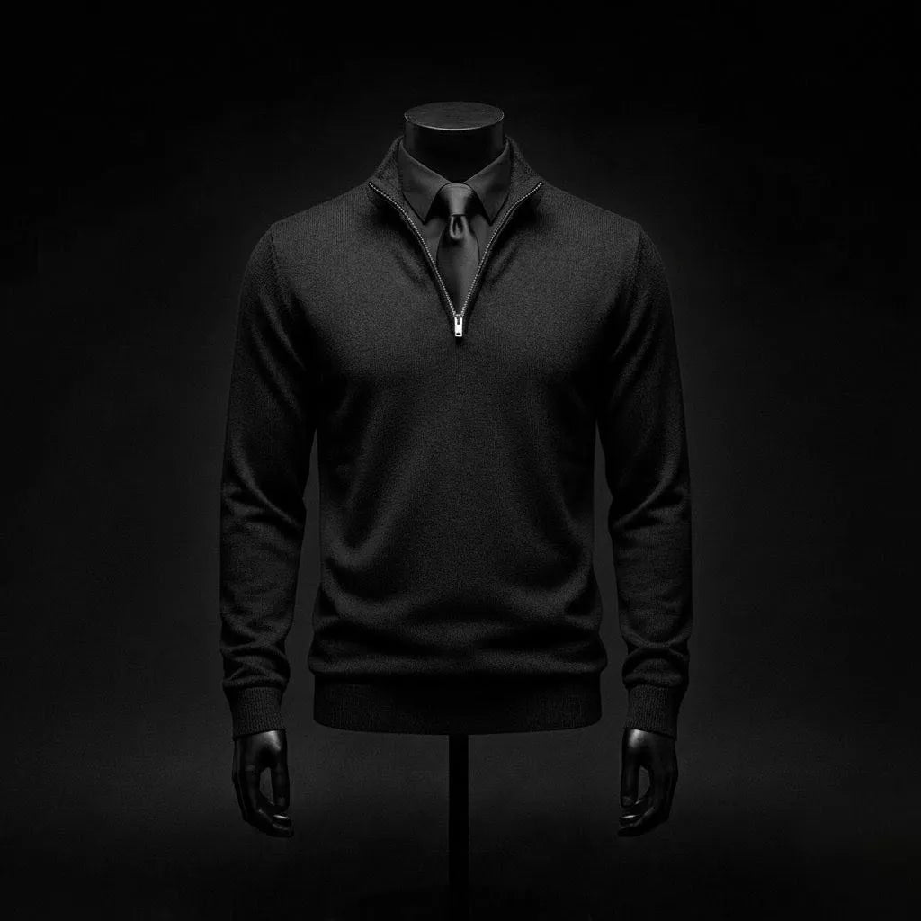 The Malvern Quarter-Zip Sweatershirt - The Malvern Quarter-Zip Sweatershirt Alex Shogun Men's Clothes