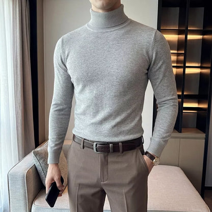 The Anti-Pilling Turtleneck Pullover - Men's Anti-Pilling Turtleneck | Minimalist Pullover | Alex Shogun Alex Shogun Men's Clothes
