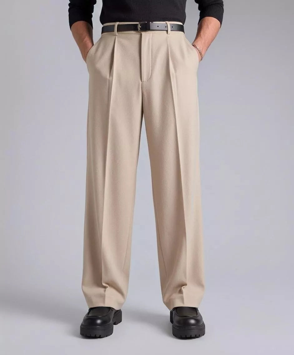 Wide-Leg Trousers - Alex Shogun Men's Clothes