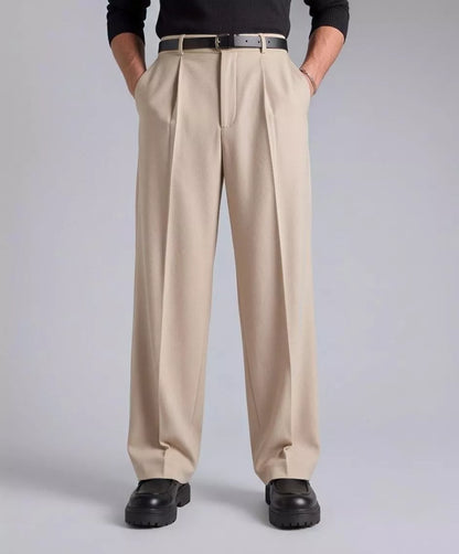 Wide-Leg Trousers - Alex Shogun Men's Clothes