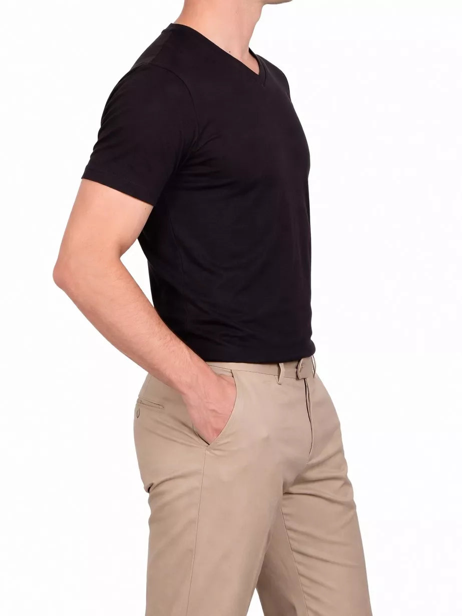 Classic V-Neck T-Shirt - Classic V-Neck T-Shirt Alex Shogun Men's Clothes