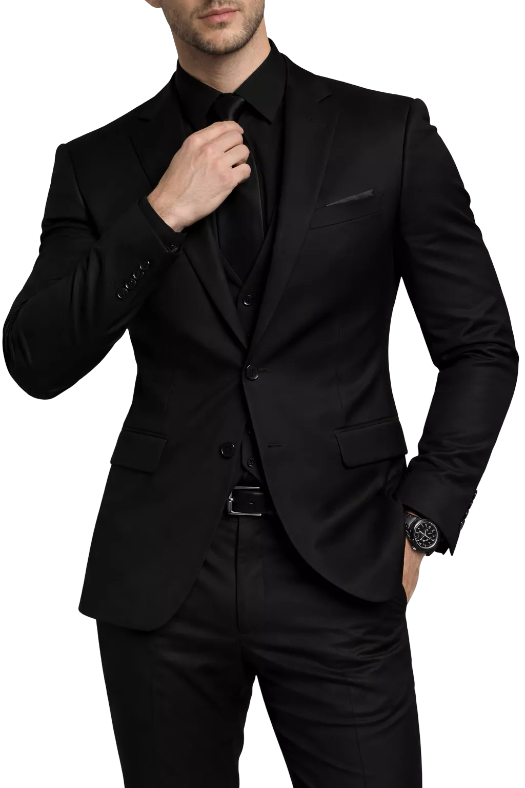 The Obsidian Smart-Knit Blazer - The Obsidian Smart-Knit Blazer Alex Shogun Men's Clothes