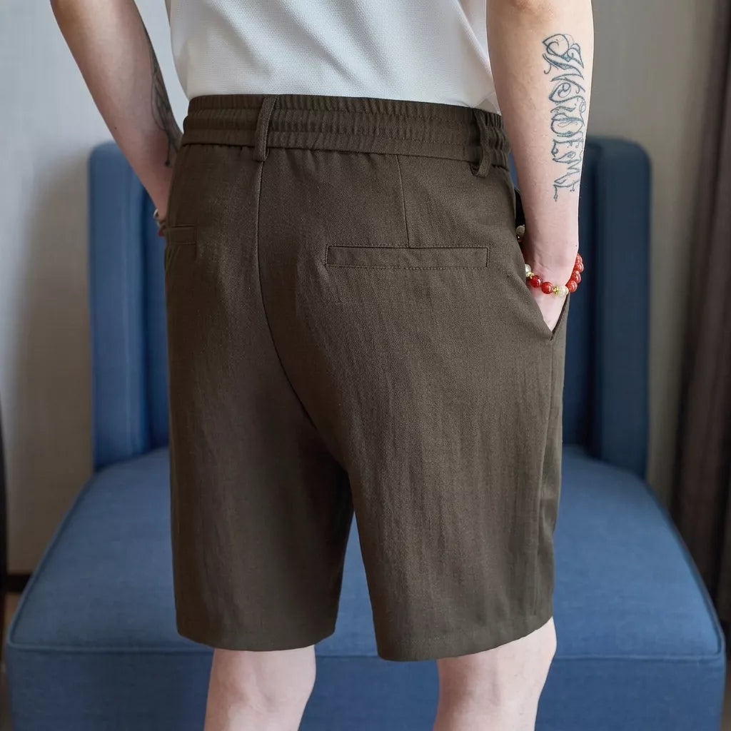 Capri Club Linen Shorts - Men's Linen Shorts | Tailored Summer Shorts | Alex Shogun Alex Shogun Men's Clothes