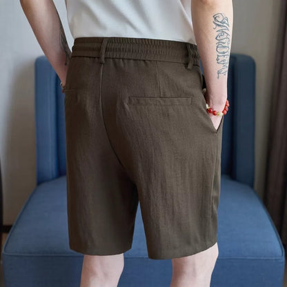 Capri Club Linen Shorts - Men's Linen Shorts | Tailored Summer Shorts | Alex Shogun Alex Shogun Men's Clothes