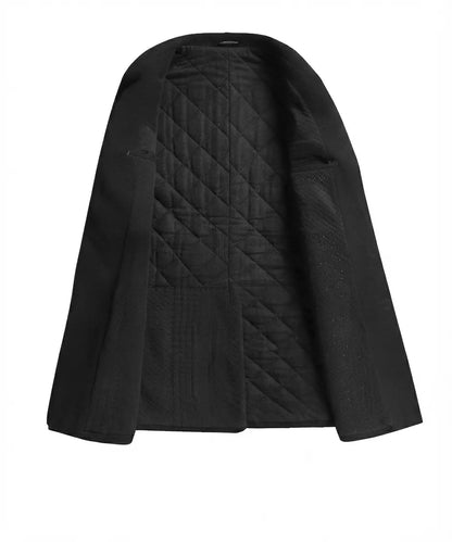 The Sovereign Overcoat — Wool Blend Long Trench - Alex Shogun Men's Clothes