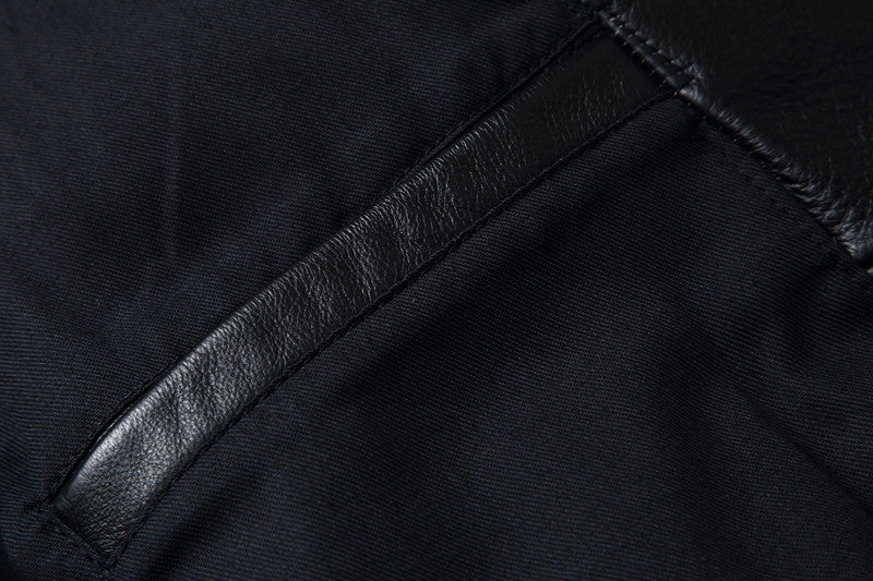 The Enforcer Leather Jacket — Cowhide Moto Jacket - Alex Shogun Men's Clothes