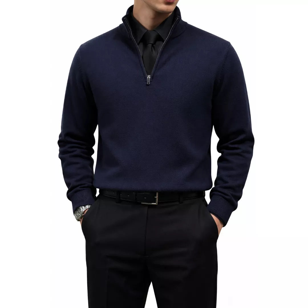 The Malvern Quarter-Zip Sweatershirt - The Malvern Quarter-Zip Sweatershirt Alex Shogun Men's Clothes