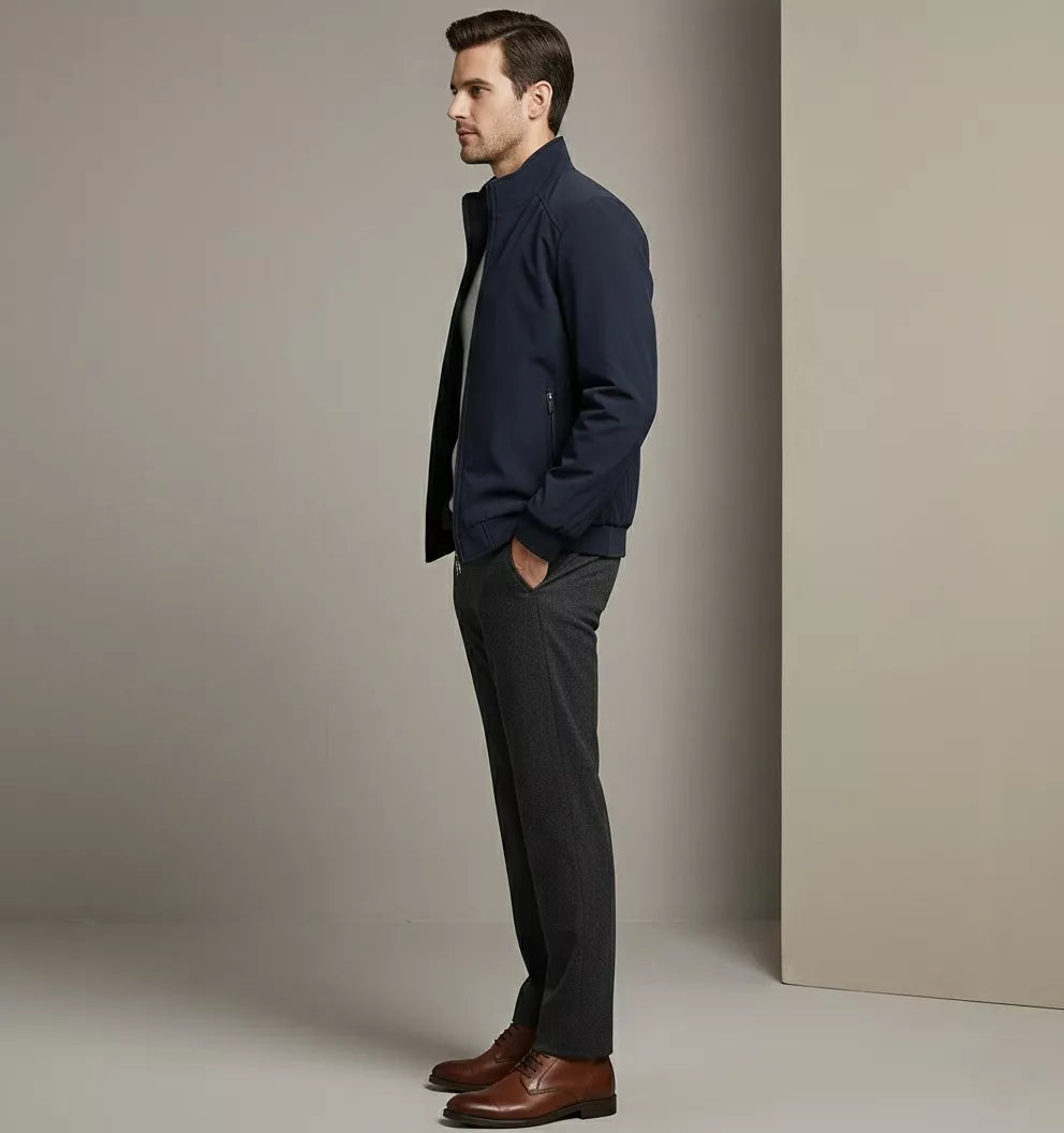 Kensington Stand Collar Jacket - Kensington Stand Collar Jacket Alex Shogun Men's Clothes