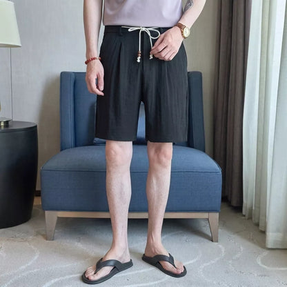 Capri Club Linen Shorts - Men's Linen Shorts | Tailored Summer Shorts | Alex Shogun Alex Shogun Men's Clothes