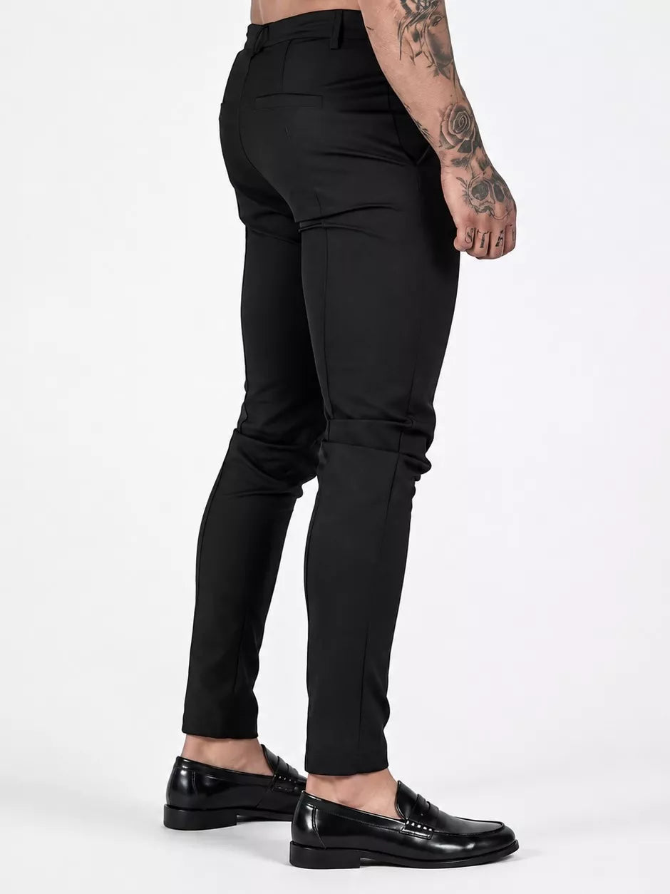 Business-Casual Tailored Trousers - Men's Slim Fit Business Trousers | Tailored Pants | Alex Shogun Alex Shogun Men's Clothes