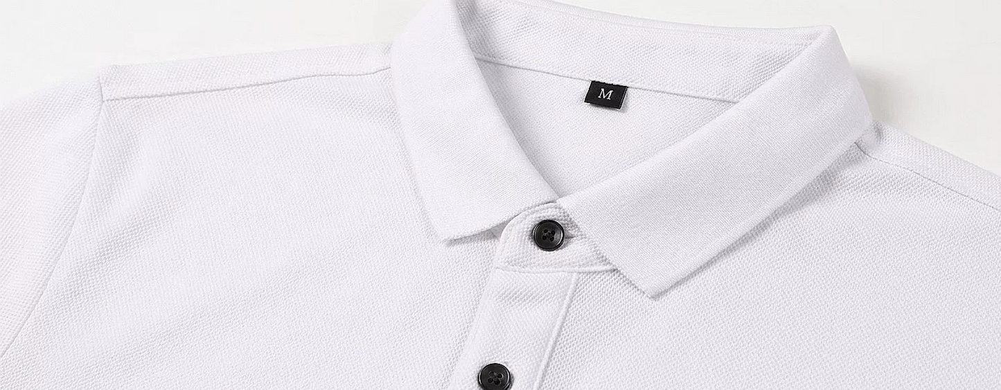 The Diplomat Long-Sleeve Polo | Alex Shogun - Alex Shogun Men's Clothes