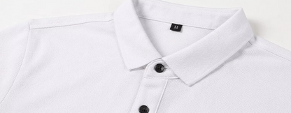 The Diplomat Long-Sleeve Polo | Alex Shogun - Alex Shogun Men's Clothes