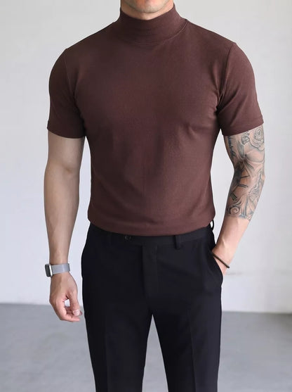 Classic Mock Neck T-shirt