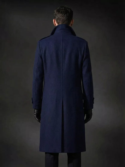 The Monarch Double-Breasted Overcoat - The Monarch Double-Breasted Overcoat Alex Shogun Men's Clothes