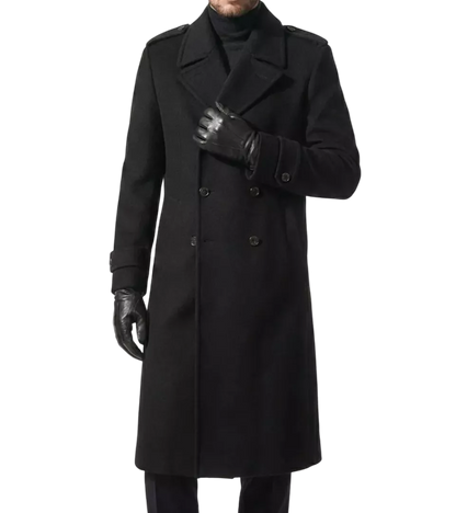 The Monarch Double-Breasted Overcoat - The Monarch Double-Breasted Overcoat Alex Shogun Men's Clothes