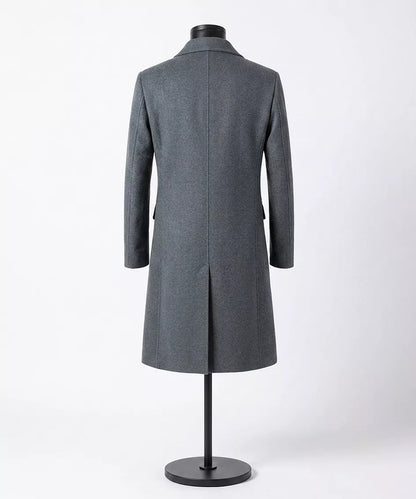 The Sovereign Overcoat — Wool Blend Long Trench - Alex Shogun Men's Clothes
