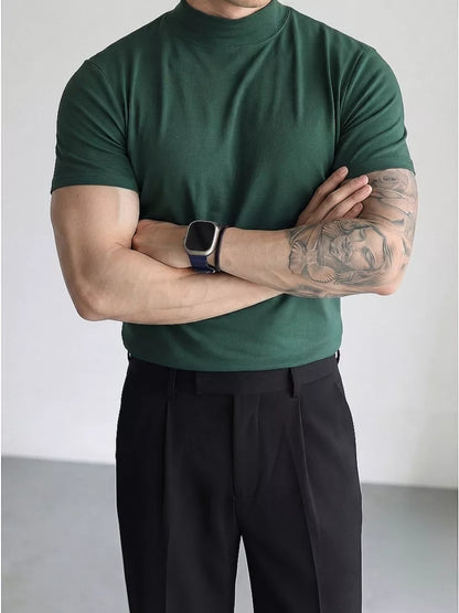 Classic Mock Neck T-shirt