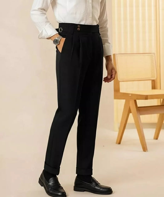 The Marquis Pleated Trouser - The Marquis Pleated Trouser Alex Shogun Men's Clothes