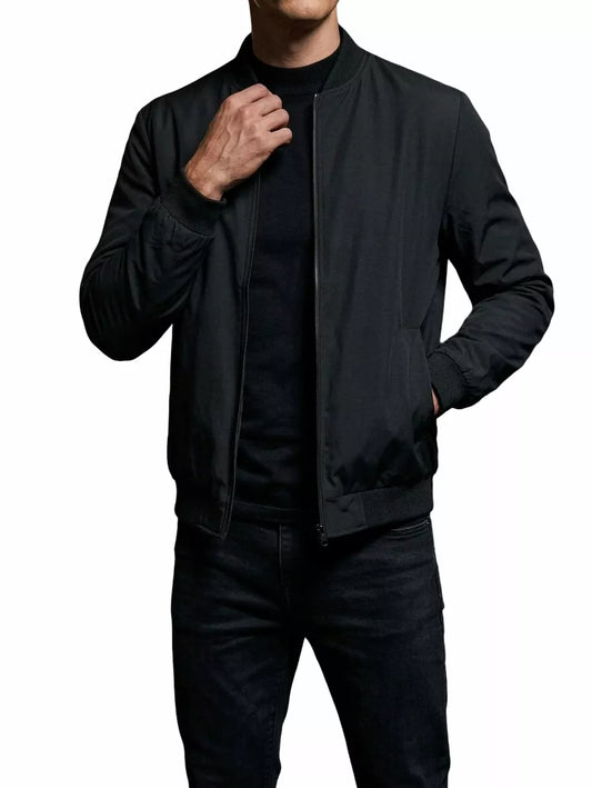Shadow Bomber - Shadow Bomber Jacket Men | Minimalist Outerwear — AlexShogun Alex Shogun Men's Clothes