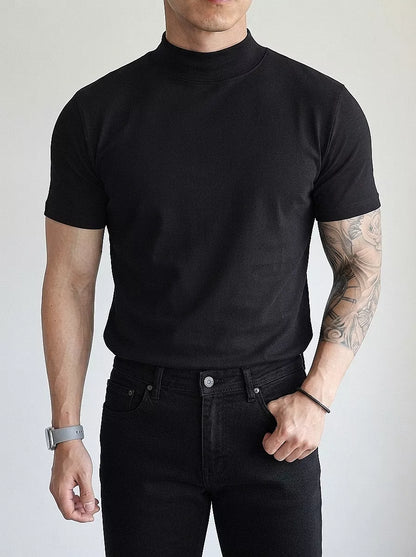Classic Mock Neck T-shirt