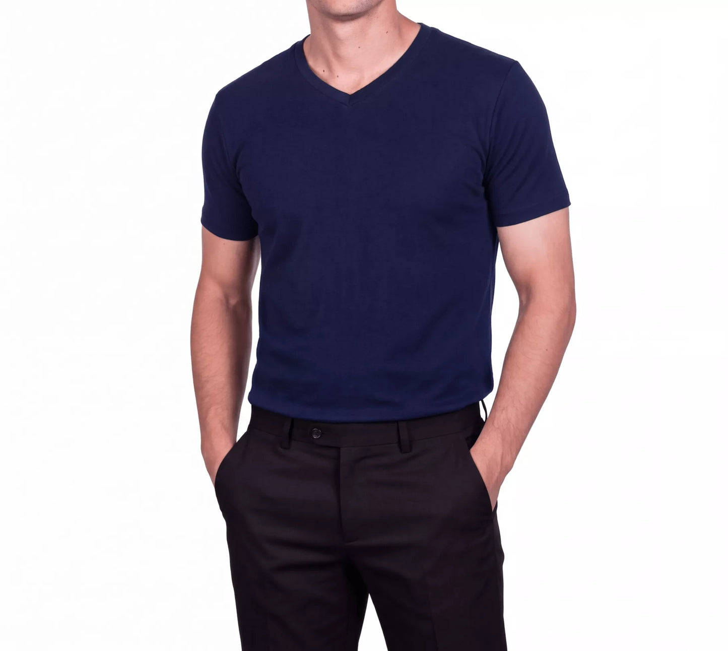 Classic V-Neck T-Shirt - Classic V-Neck T-Shirt Alex Shogun Men's Clothes