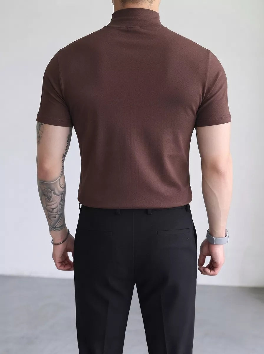 Classic Mock Neck T-shirt