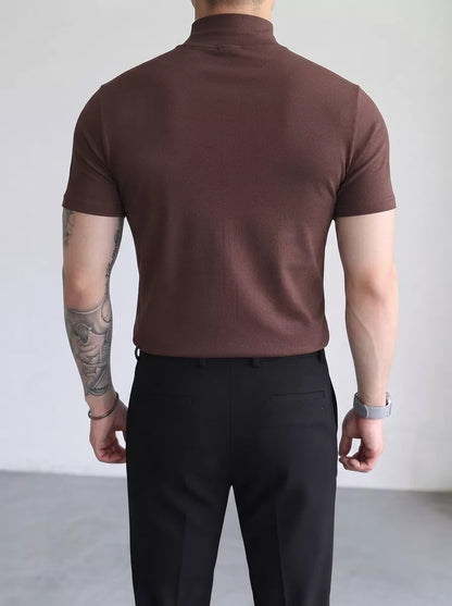 Classic Mock Neck T-shirt