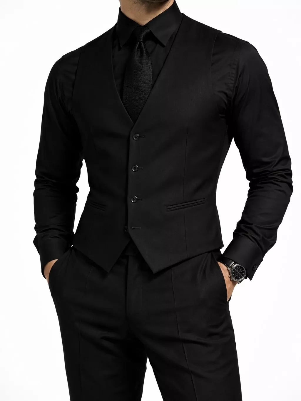 The Apex Tailored Vest - Men's Tailored Suit Vest | Elegant Waistcoat | Alex Shogun Alex Shogun Men's Clothes