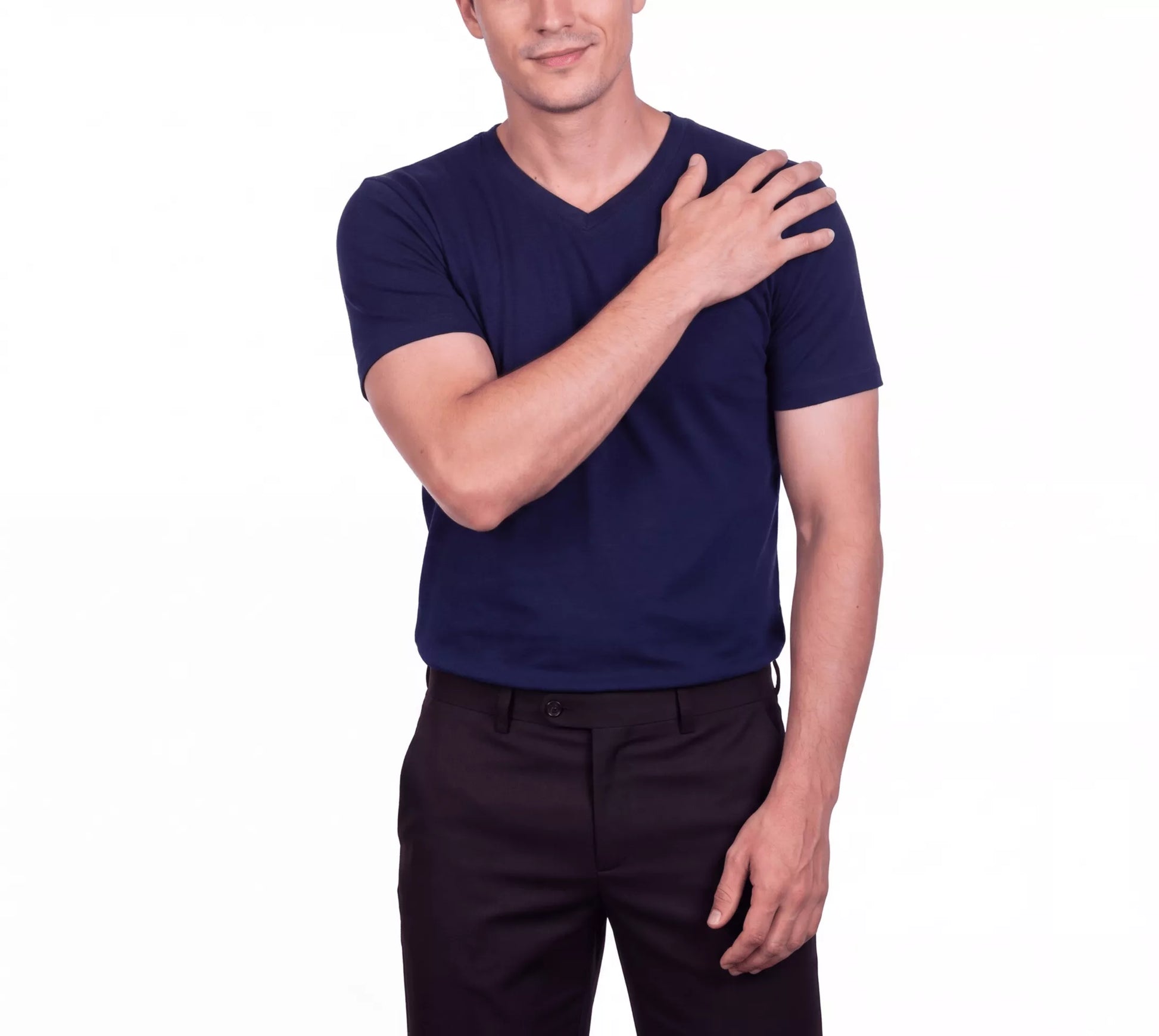 Classic V-Neck T-Shirt - Classic V-Neck T-Shirt Alex Shogun Men's Clothes