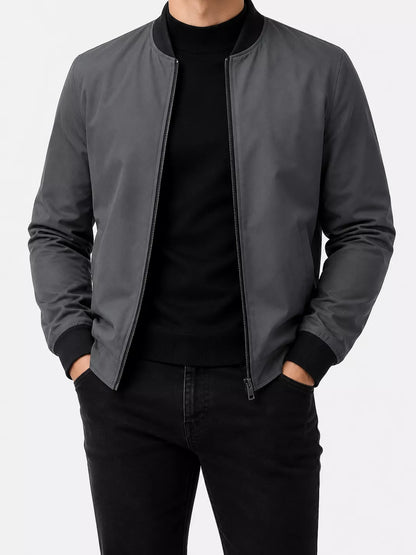 Shadow Bomber - Shadow Bomber Jacket Men | Minimalist Outerwear — AlexShogun Alex Shogun Men's Clothes