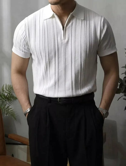 Das Zip-Ripp-Polo-Shirt