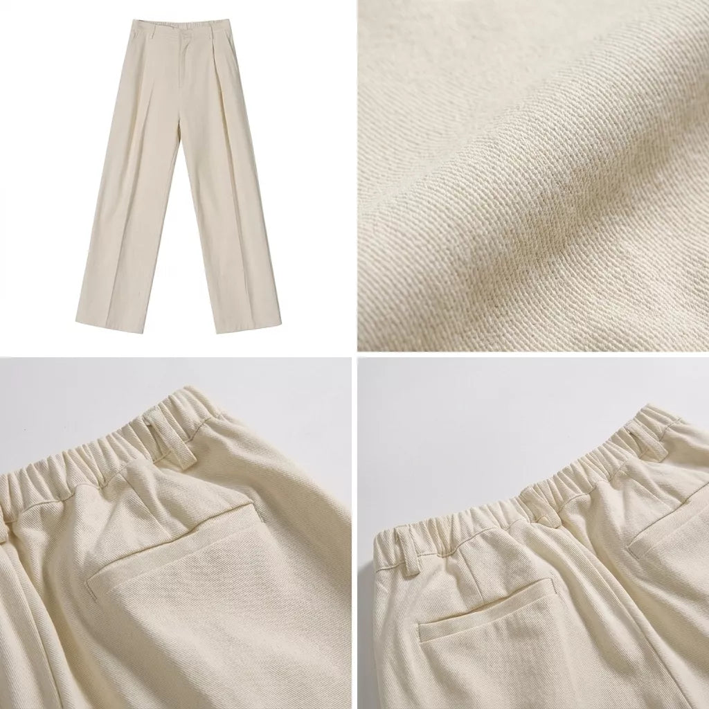 Wide-Leg Trousers - Alex Shogun Men's Clothes