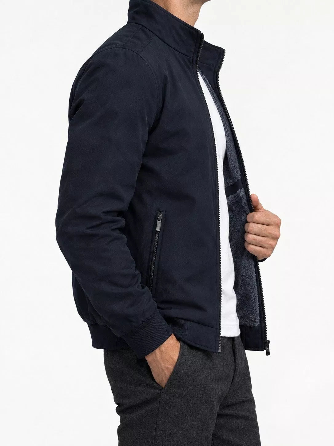 Kensington Stand Collar Jacket - Alex Shogun Men's Clothes