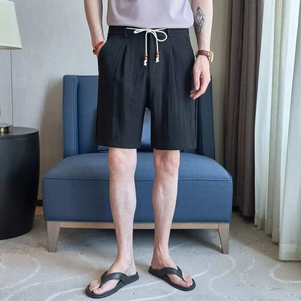 Capri Club Linen Shorts - Men's Linen Shorts | Tailored Summer Shorts | Alex Shogun Alex Shogun Men's Clothes