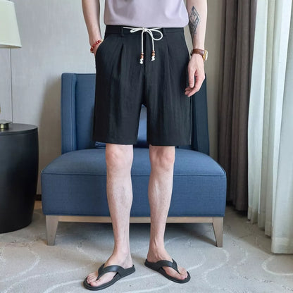 Capri Club Linen Shorts - Men's Linen Shorts | Tailored Summer Shorts | Alex Shogun Alex Shogun Men's Clothes