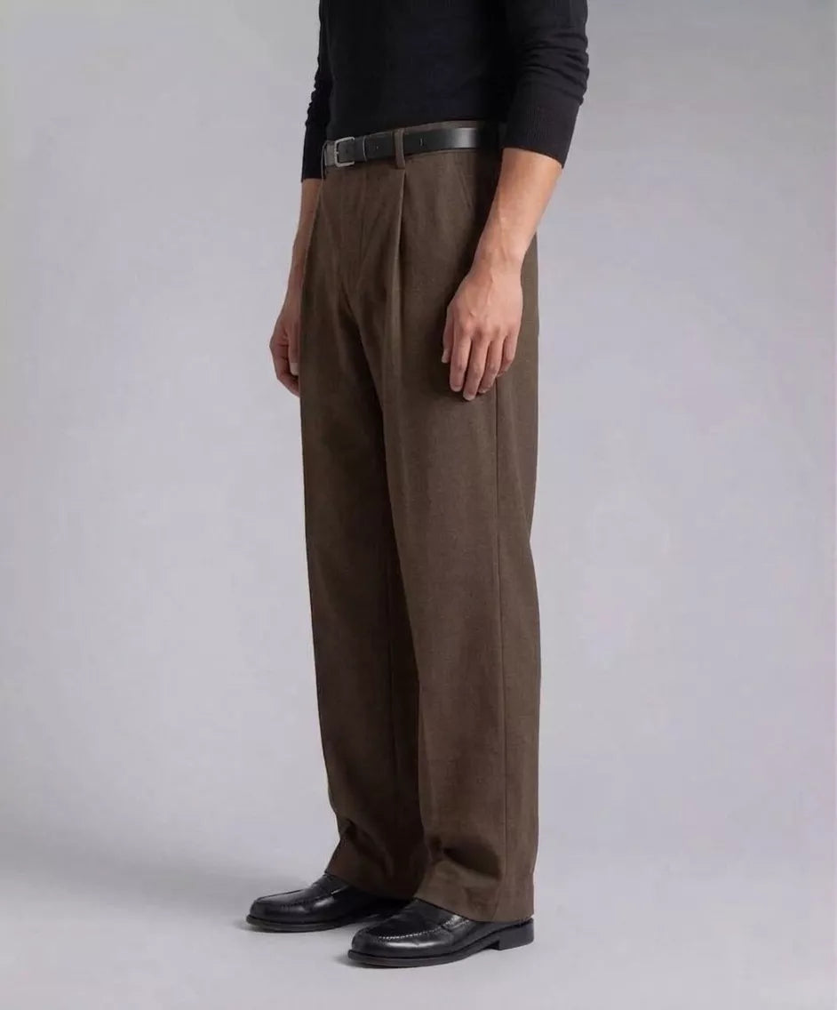 Wide-Leg Trousers - Alex Shogun Men's Clothes