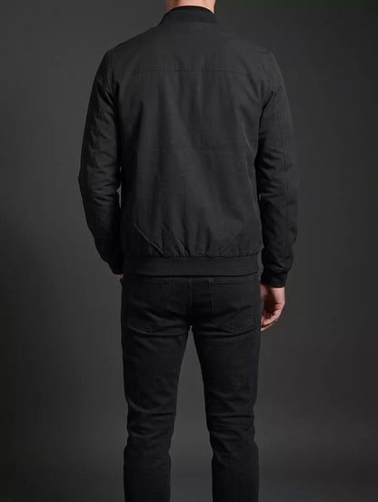 Shadow Bomber - Shadow Bomber Jacket Men | Minimalist Outerwear — AlexShogun Alex Shogun Men's Clothes