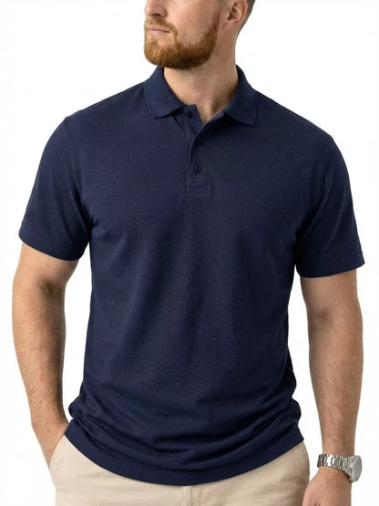 The Monaco Piqué Polo Shirt - The Monaco Piqué Polo Shirt Alex Shogun Men's Clothes