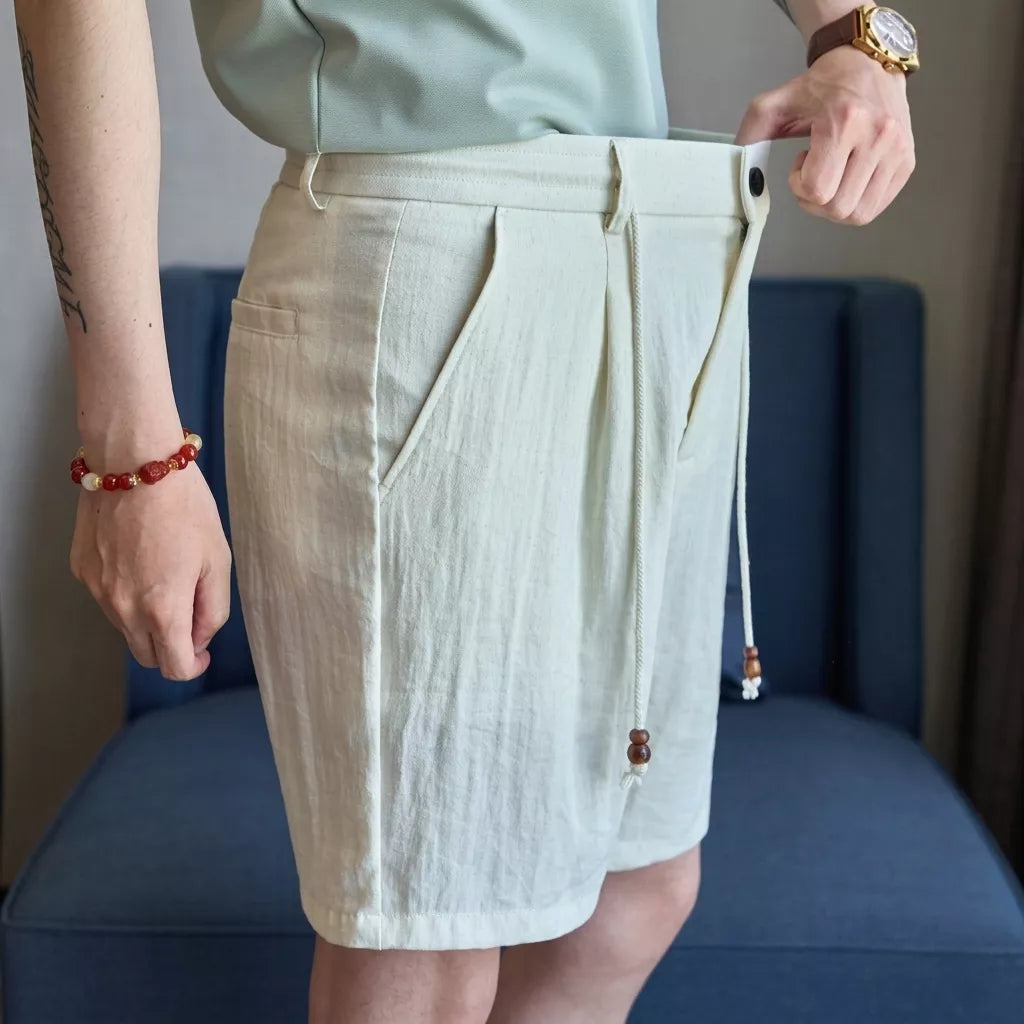 Capri Club Linen Shorts - Men's Linen Shorts | Tailored Summer Shorts | Alex Shogun Alex Shogun Men's Clothes