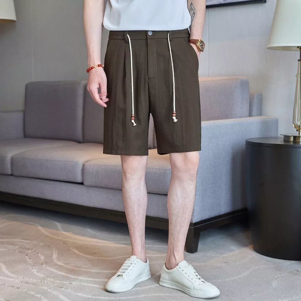 Capri Club Linen Shorts - Men's Linen Shorts | Tailored Summer Shorts | Alex Shogun Alex Shogun Men's Clothes