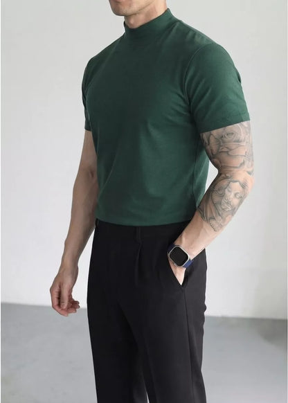 Classic Mock Neck T-shirt