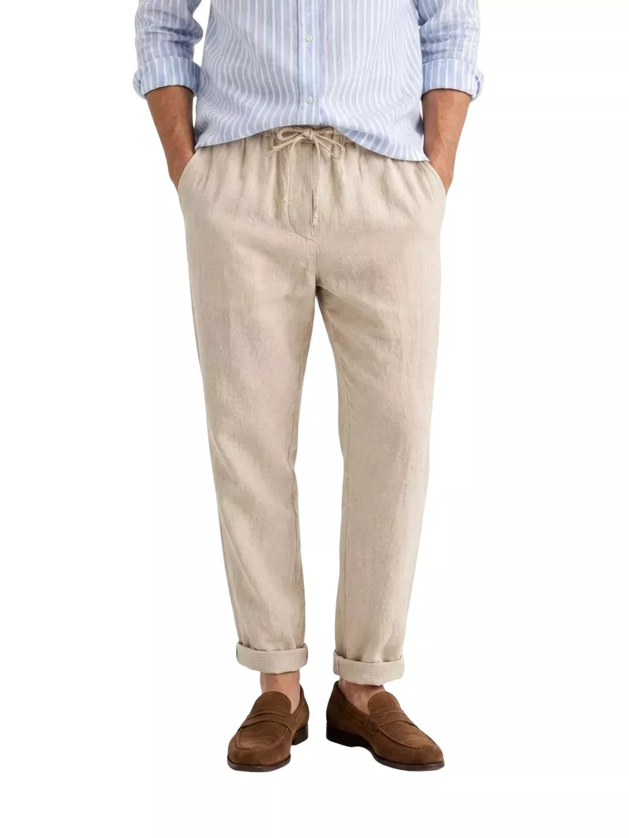 Straight Linen Pants - Men's Linen Pants | Breathable Elegant Trousers | Alex Shogun Alex Shogun Men's Clothes