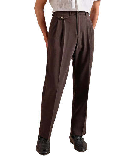 The Regent High-Waisted Trousers - Men's High Waist Dress Trousers | Tailored Classic Fit | Alex Shogun Alex Shogun Men's Clothes