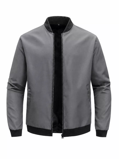 Shadow Bomber - Shadow Bomber Jacket Men | Minimalist Outerwear — AlexShogun Alex Shogun Men's Clothes