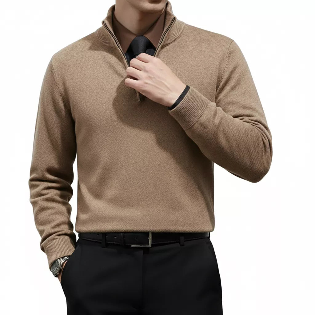 The Malvern Quarter-Zip Sweatershirt - The Malvern Quarter-Zip Sweatershirt Alex Shogun Men's Clothes