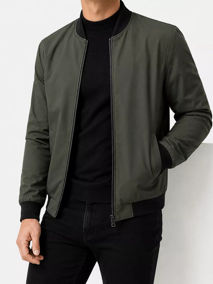 Shadow Bomber - Shadow Bomber Jacket Men | Minimalist Outerwear — AlexShogun Alex Shogun Men's Clothes